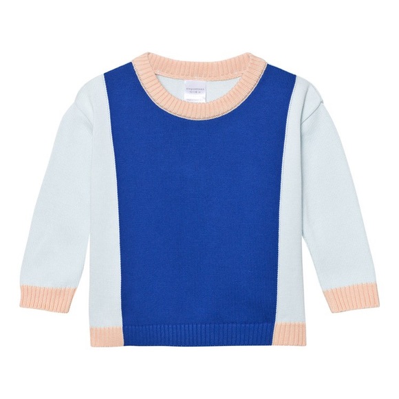 NWT tinycottons | color block sweater - Picture 2 of 7